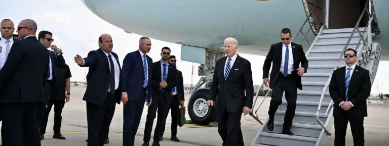 Biden Arrives in Israel as Region Reels From Hospital Explosion in Gaza